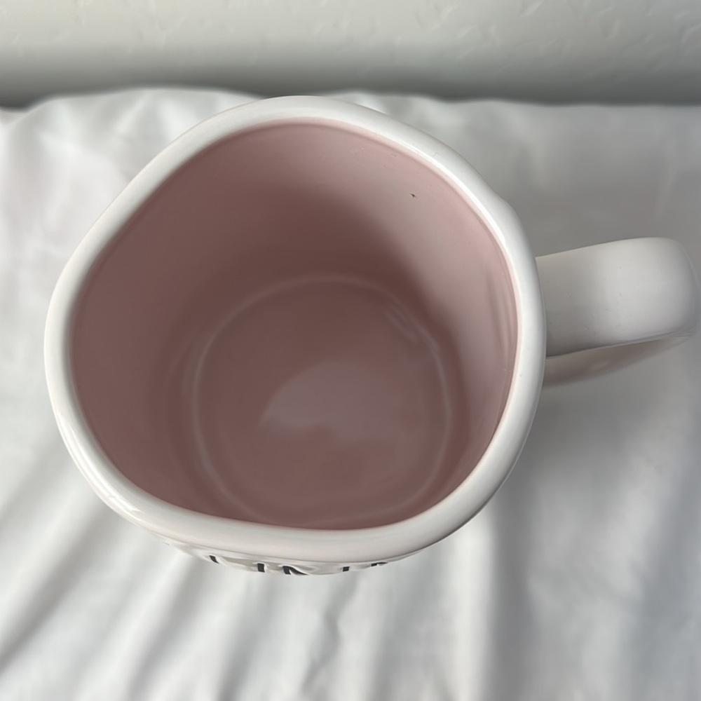 Rae Dunn BUNNY LOVE with bunny on back side mug - Picture 3 of 4